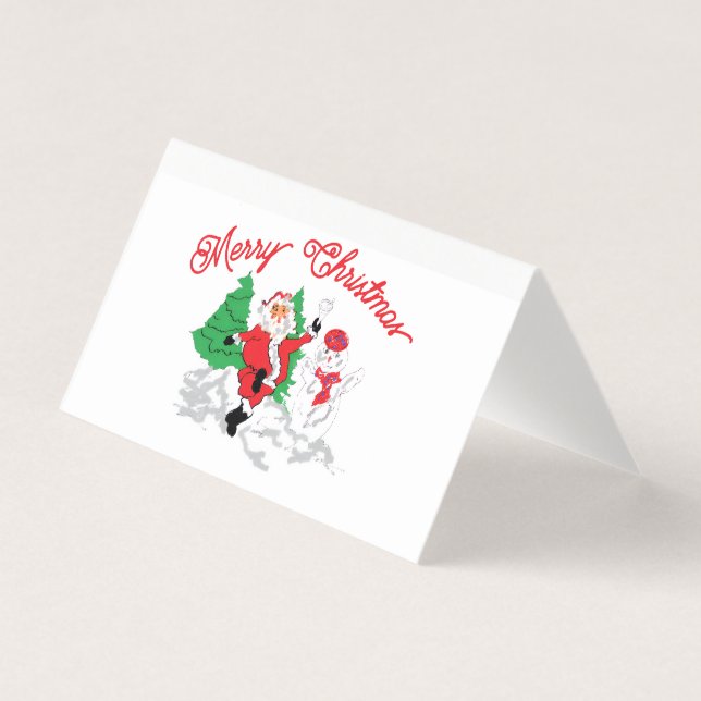 Gift Cards : Merry Christmas Kort (Framsida)