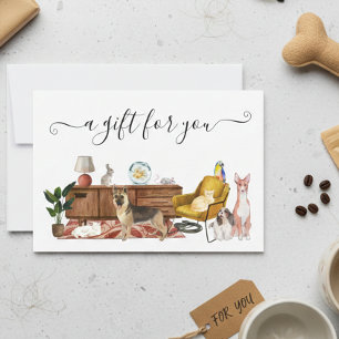 Gift Certificate Hund Cat Pet Sitta Walking