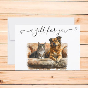 Gift Certificate Hund Cat Pet Sitta Walking