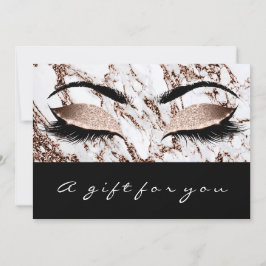 Gift Certificate Marble Copper Lash Studi Makeup