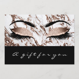 Gift Certificate Marble Copper Lash Studi Makeup