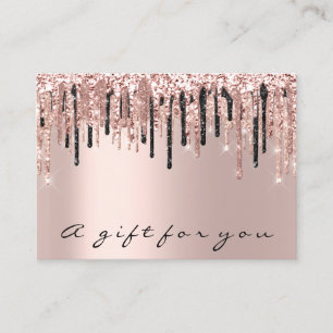 Gift Certificate Ro Makeup Eyelash Hair Nagel Visitkort