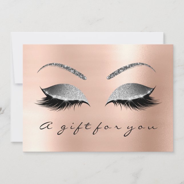 Gift Certificate  Silver Lash Beauty Studio (Framsida)