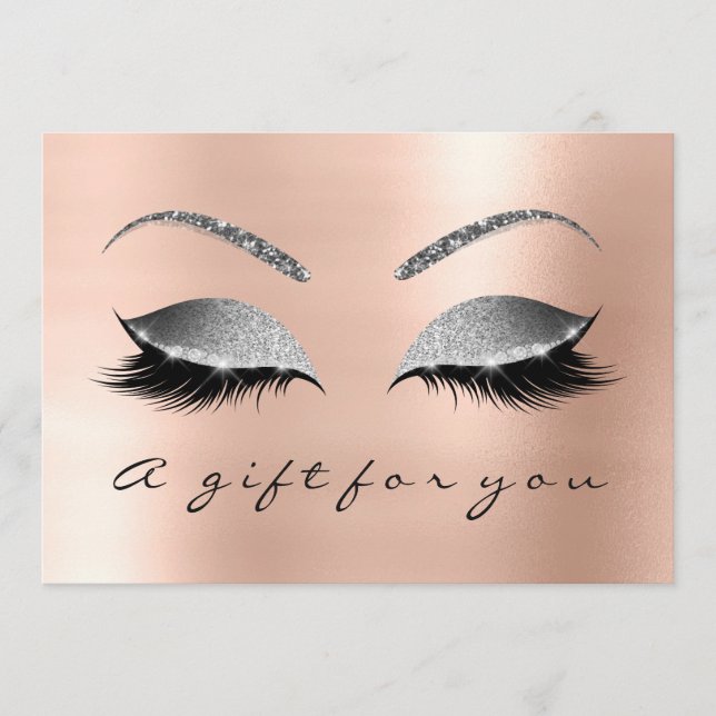 Gift Certificate  Silver Lash Beauty Studio (Framsida)