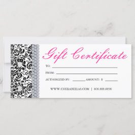 Gift Certificates Salon Spa Rosa Krona Jewelry