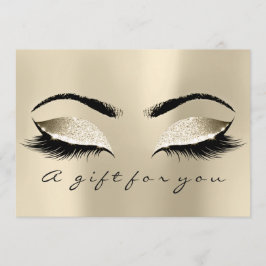 Gift-certifikat Champaigne Lash Beauty Makeup