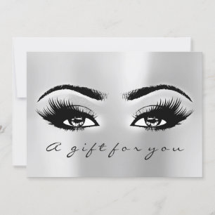 Gift-certifikat Grått Silver Lash Beauty Makeup
