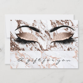 Gift-certifikat Marble Copper Lash Beauty Makeup