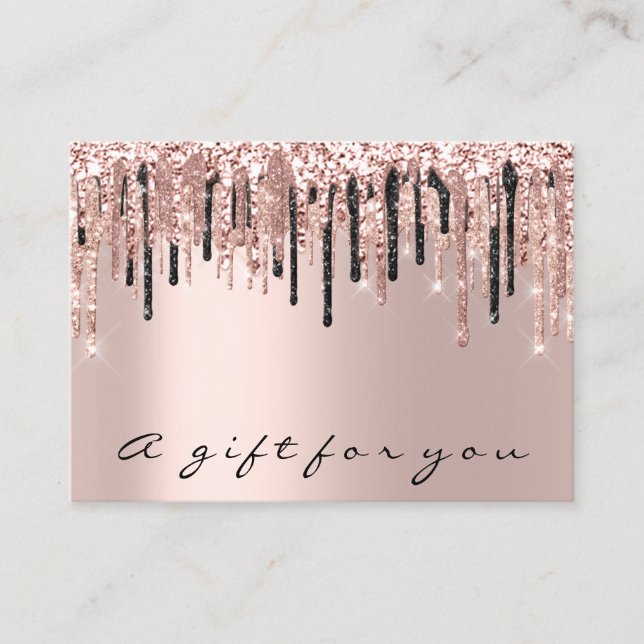 Gift-certifikat Ro Makeup Eyelash Hair Nagel Visitkort (Framsida)