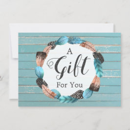 Gift-certifikat Rustic Turcos Wood & Feathers