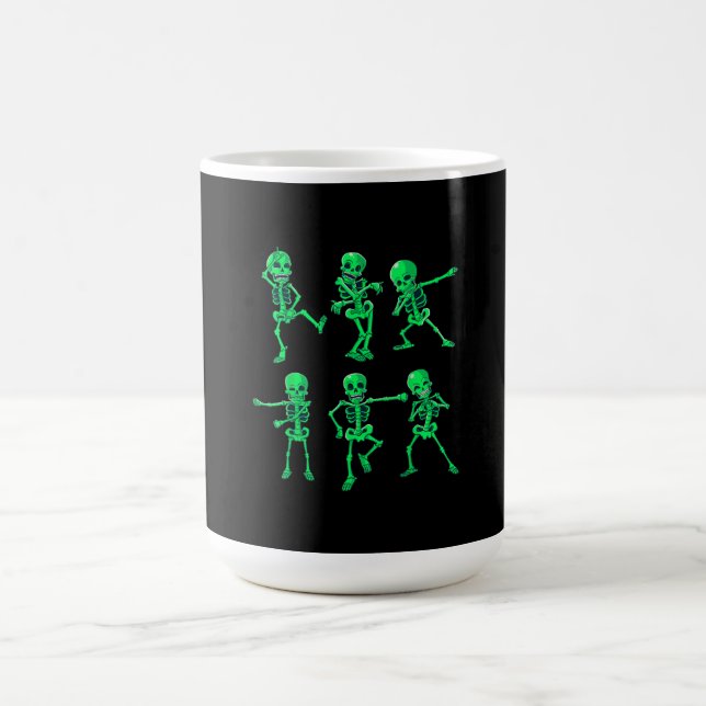 Gift Dance| Halloween Dancing Skeletons Dance Gift Kaffemugg (Center)