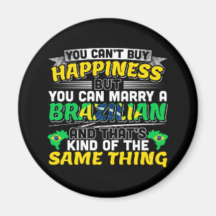 Gift dig med en brasilian - Brasil Lycka Magnet