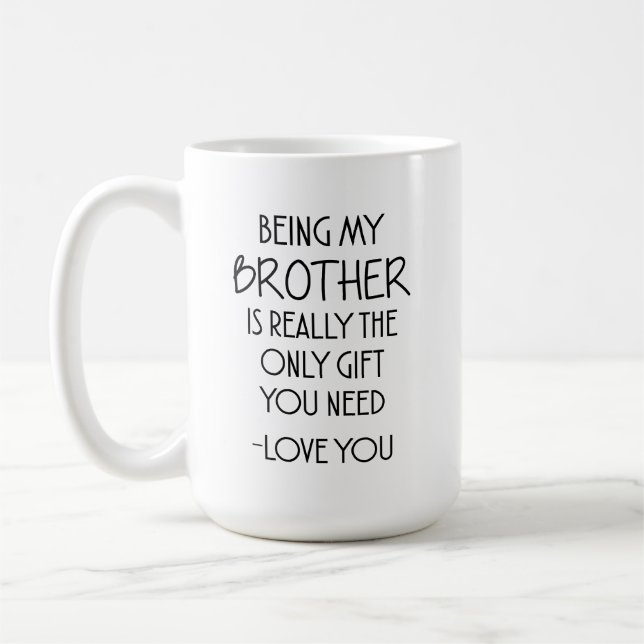 Gift du behöver - födelsedag närvarande - julgåva kaffemugg (Vänster)