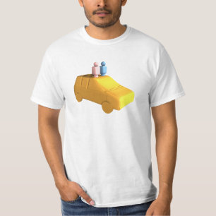 Gift fixera folk i en bil t-shirt