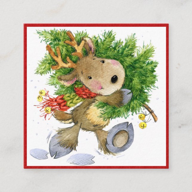 Gift, florist, djurutrymme, Affärskort Tilläggskort (Framsida)