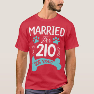 Gift för 210 hundår 30-års bröllopsjubileum t shirt
