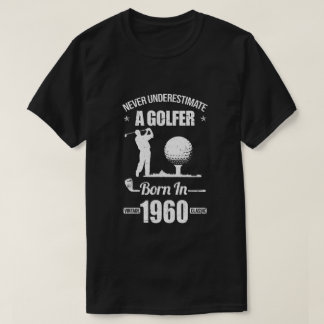 Gift för 60 år gamla Golfer Golf 1960 60 Birthda T Shirt