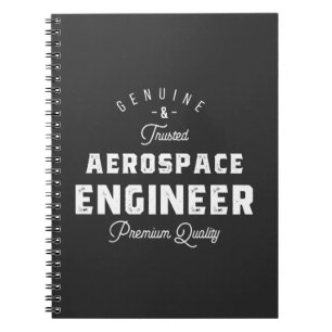 Gift för Aerospace Ingenjör Anteckningsbok
