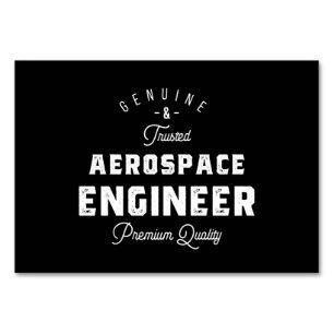 Gift för Aerospace Ingenjör Bordsnummer