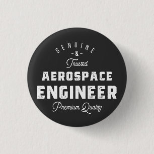 Gift för Aerospace Ingenjör Knapp