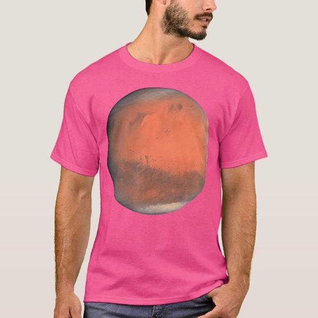 Gift för astronomi Älskare - Mars T Shirt (Framsida)