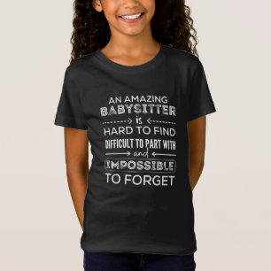 Gift för barnvakt, babyvets gåva t shirt
