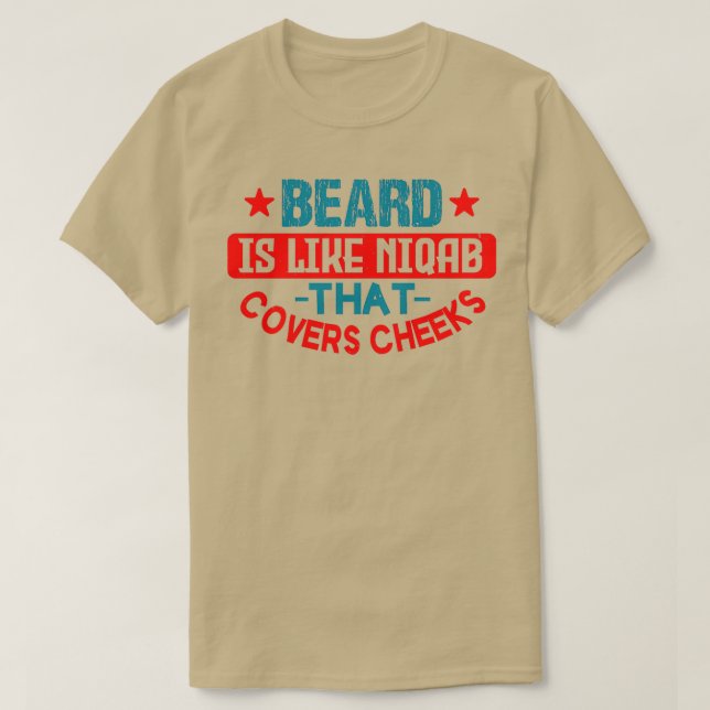Gift för Beard Bearer och Barber 42 T Shirt (Design framsida)