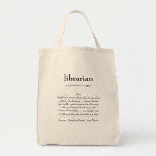 Gift för biblioteksdefinitionsbedömning tygkasse