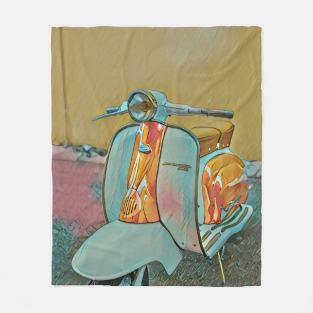 Gift för biker fleecefilt (Framsidan)