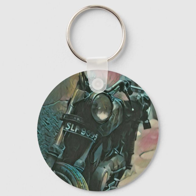 Gift för biker nyckelring (Framsida)