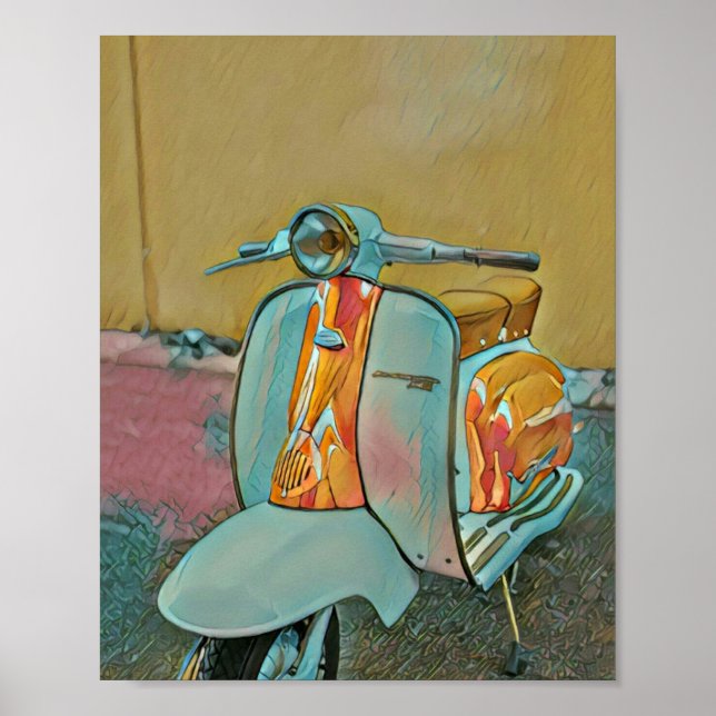 Gift för biker poster (Framsidan)