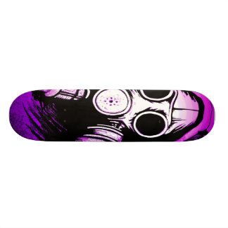 Gift för BioHazard GASMASK Skateboard Bräda 19,5 Cm