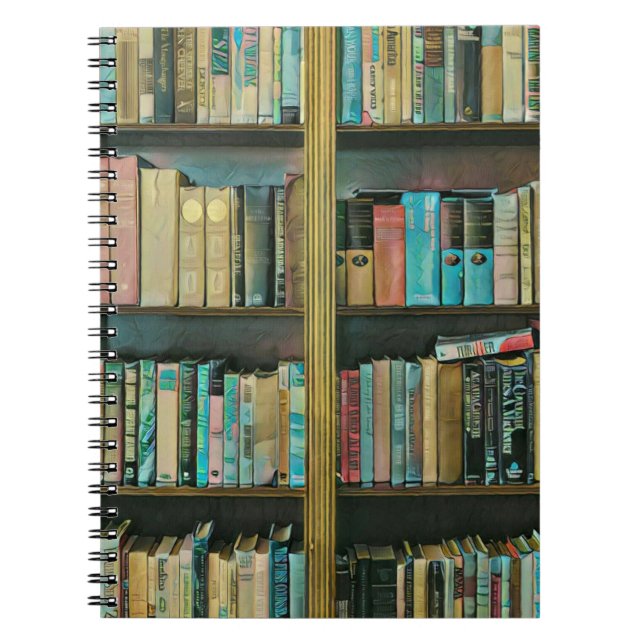 Gift för bok älskare anteckningsbok (Framsidan)