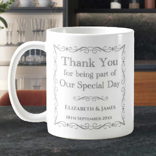 Gift for Bröllop Guests Coffee Mugg