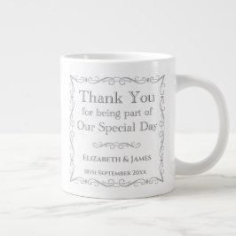 Gift for Bröllop Guests Jumbo Mugg