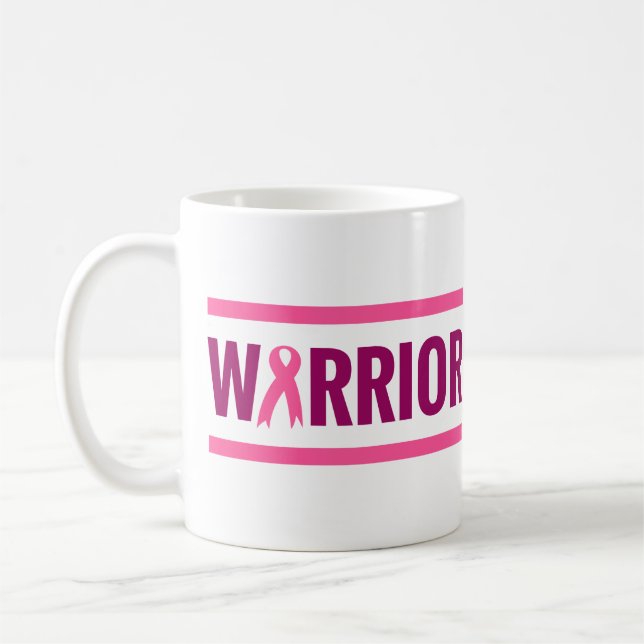 Gift for Cancer Survivor - Warrior Kaffemugg (Vänster)