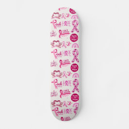 Gift for Cancer Survivor - Warrior Mini Skateboard Bräda 18,5 Cm