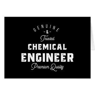 Gift for Chemical Ingenjör Hälsningskort