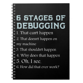 Gift for Coding Debug Computer Science Programmer  Anteckningsbok