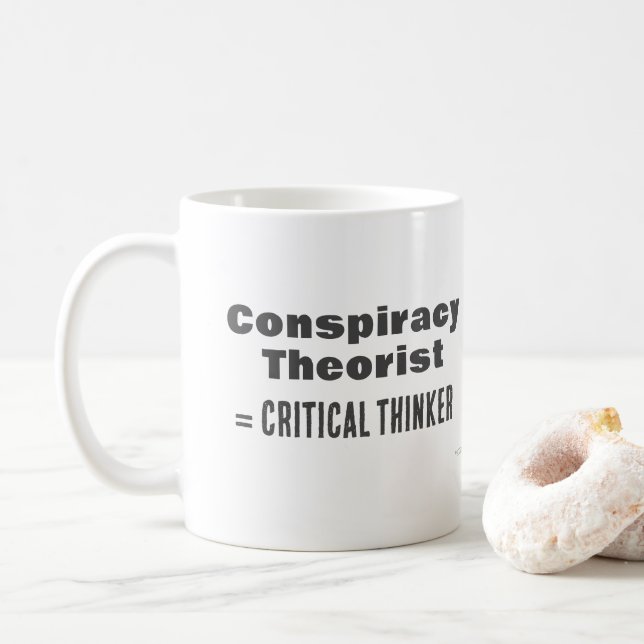 Gift for Conspiracy Theorist Funny Science Truth Kaffemugg (Med munk)