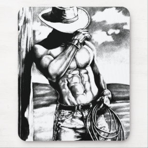 Gift för Coolan Cowboy Art Rustic Musmatta