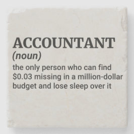 Gift för CPA Stenunderlägg