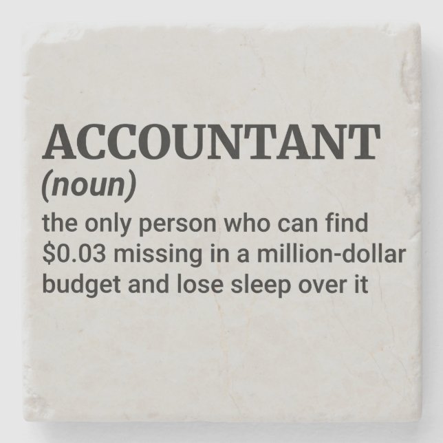 Gift för CPA Stenunderlägg (Framsidan)