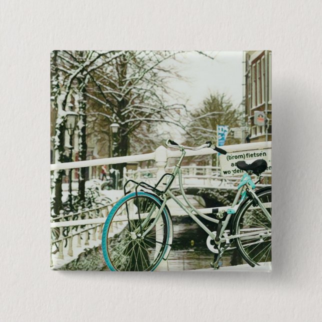 Gift för cykling i älskare knapp (Framsida)