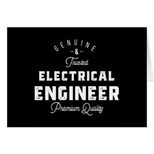 Gift för Electrical Ingenjör Hälsningskort
