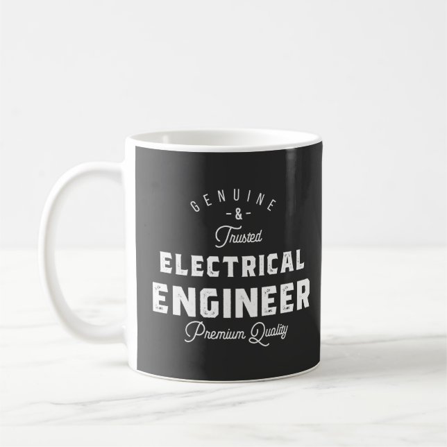 Gift för Electrical Ingenjör Kaffemugg (Vänster)