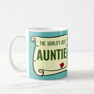 Gift för en Auntie. Världens bästa Moster Kaffemugg