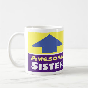 Gift för en Fantastisk-syster Kaffemugg