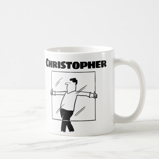 Gift för en Glazier med Namn-kaffe Mugg (Höger)