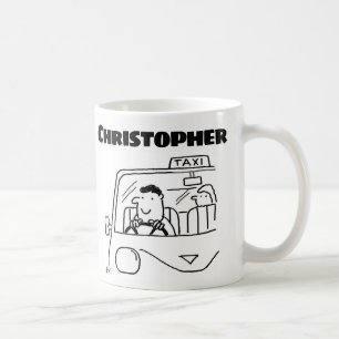 Gift för en Taxi-förare med Namn Kaffemugg